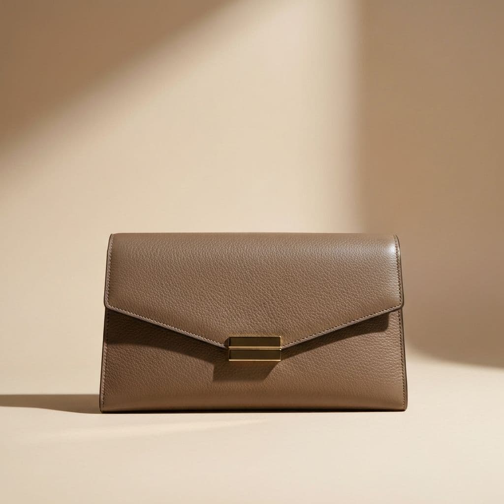 Taupe Evening Clutch